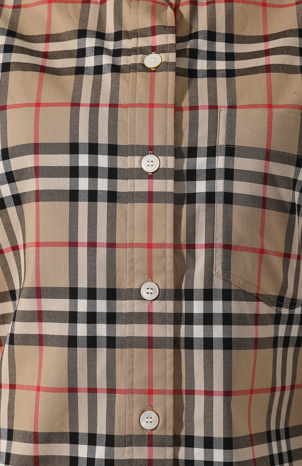 Хлопковая блузка BURBERRY, арт. 8009033, фото 5