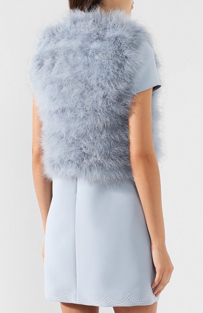 Жилет с перьевой отделкой REDVALENTINO, арт. RR3CMA00/XXA, фото 4