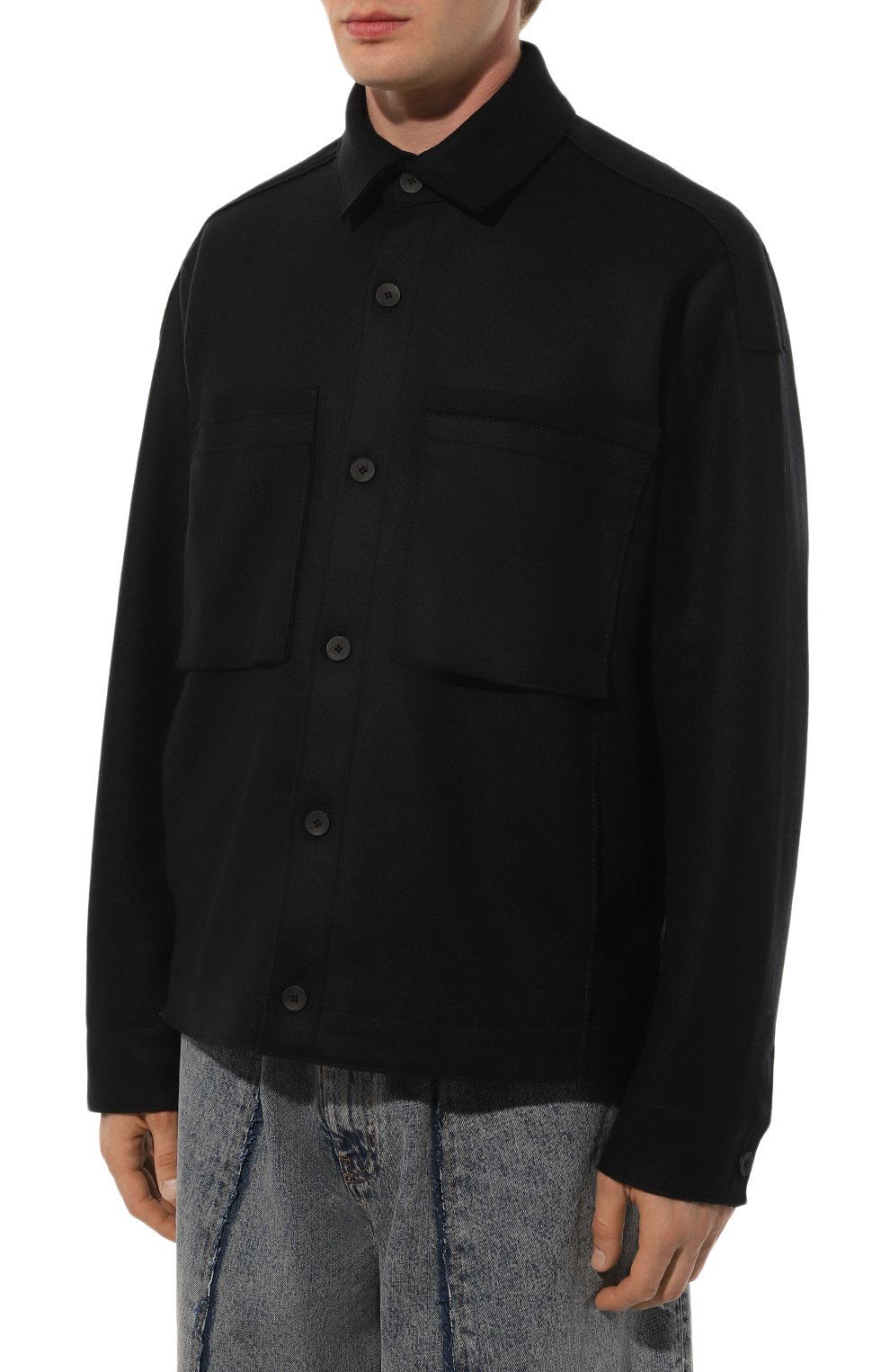 Шерстяная куртка-рубашка TRANSIT, арт. CFUTRYJ191, фото 3