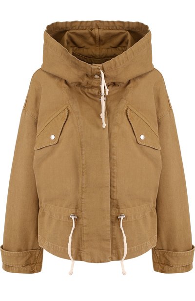 Женская хлопковая парка с капюшоном ISABEL MARANT ETOILE, арт. VE0698-18P009E/LAGILLY