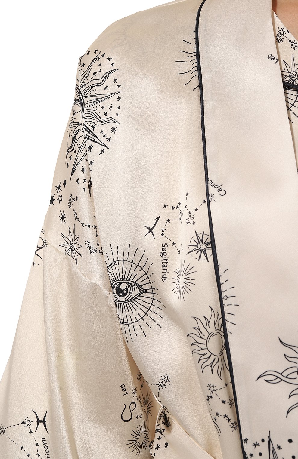 Шелковый халат MORPHO&LUNA, арт. S31G23IV/VI0LET, фото 5