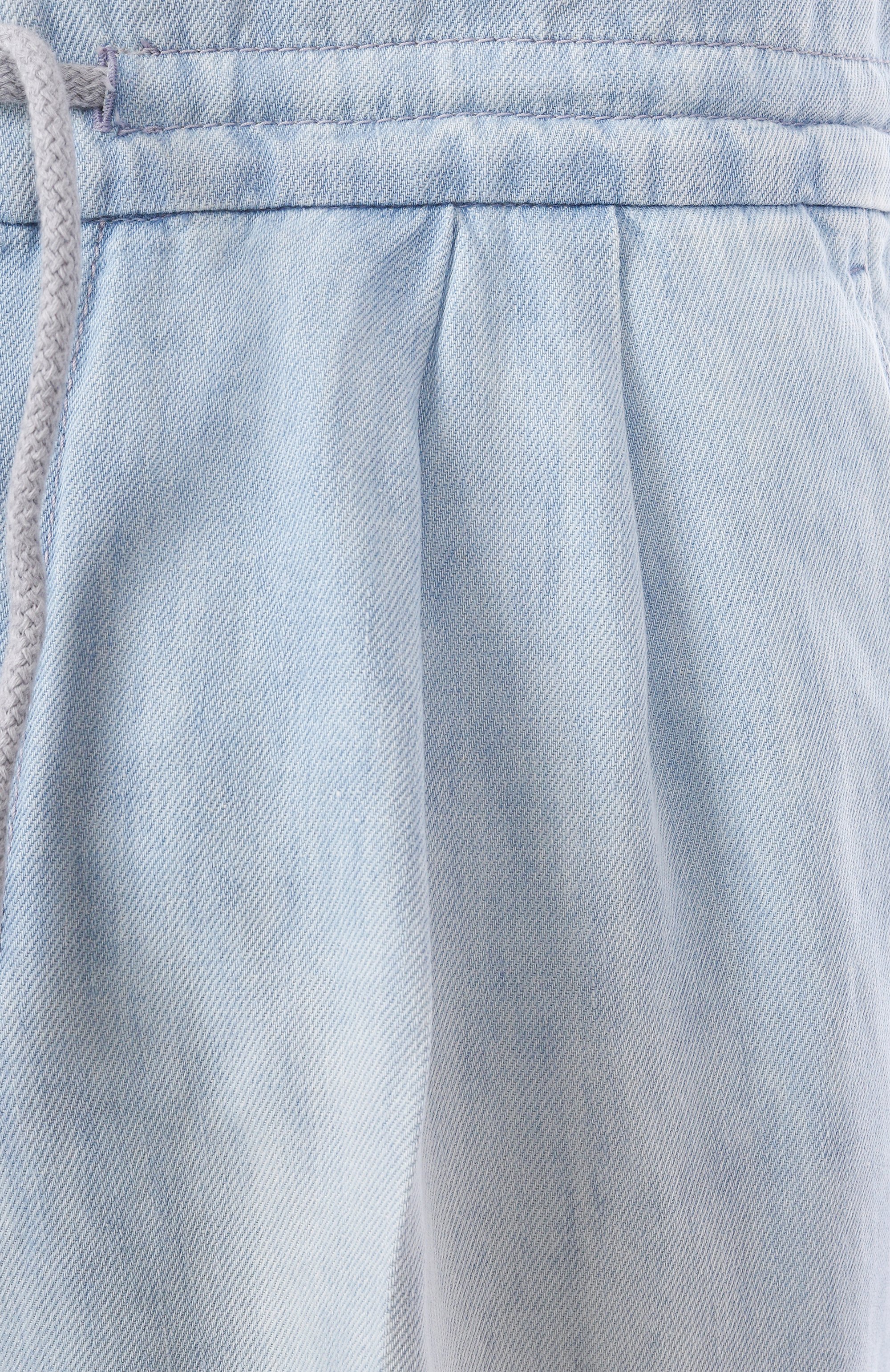 Хлопковые брюки BRUNELLO CUCINELLI голубого цвета по цене 141500 руб., арт. M239PE1710, фото 6 Хлопковые брюки BRUNELLO CUCINELLI, арт. M239PE1710, фото 6