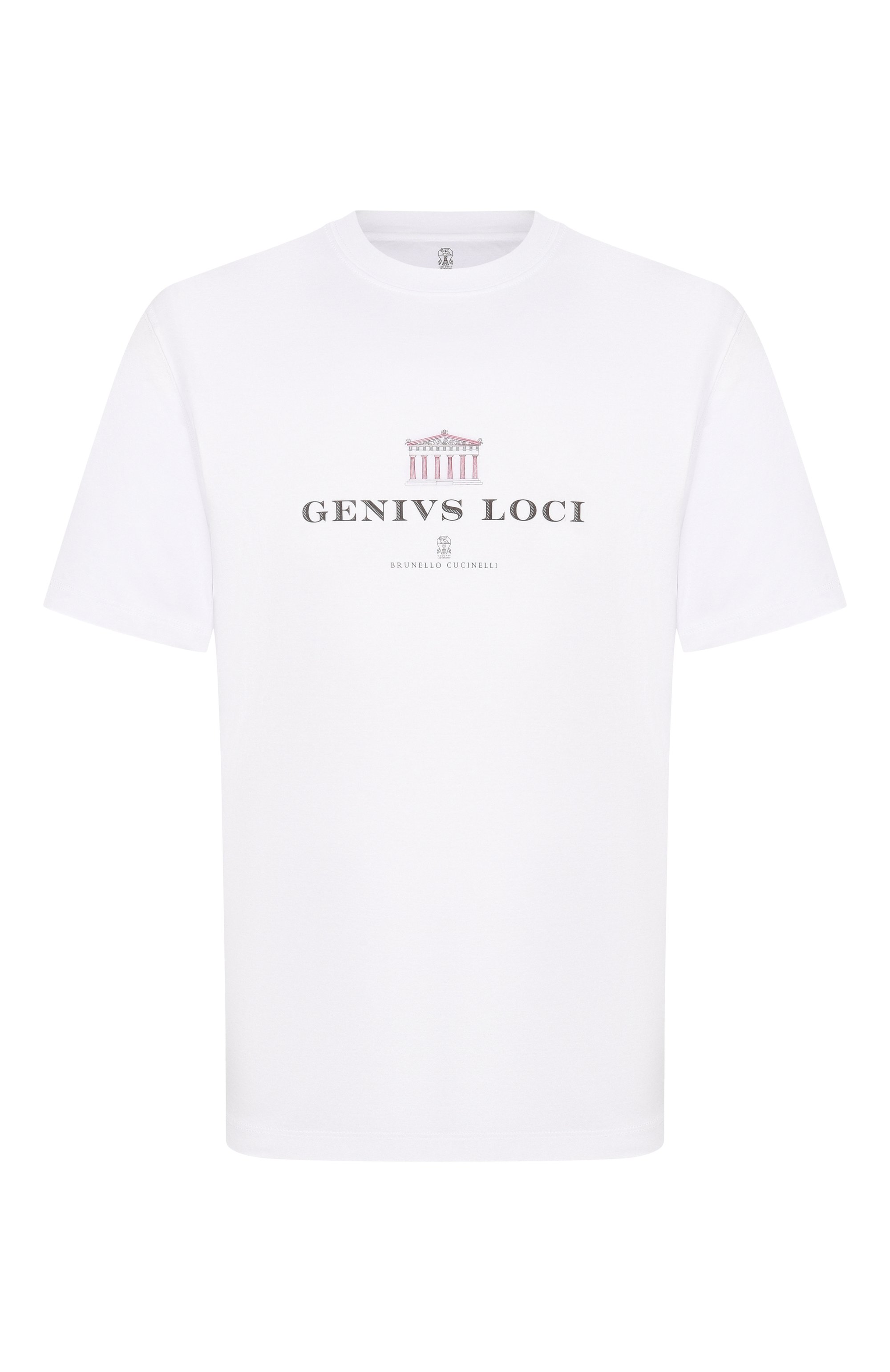 Хлопковая футболка BRUNELLO CUCINELLI белого цвета по цене 72350 руб., арт. M0B138520, фото 1 Хлопковая футболка BRUNELLO CUCINELLI, арт. M0B138520, фото 1