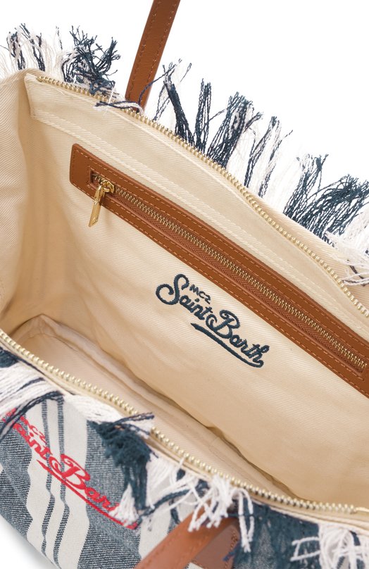 Сумка-тоут City medium MC2 Saint Barth CBMF001-01762L/CITY BAG MID FRINGE Синий  CBMF001-01762L/CITY BAG MID FRINGE Фото 5