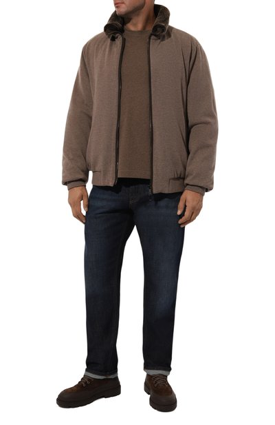 Футболка из хлопка и кашемира CAPOBIANCO коричневого цвета по цене 31250 руб., арт. 17M660.WS00./58, фото 2 Футболка из хлопка и кашемира CAPOBIANCO, арт. 17M660.WS00./58, фото 2