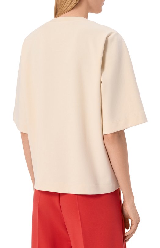 Хлопковая футболка Bogner 56411046 Бежевый  56411046 Фото 4