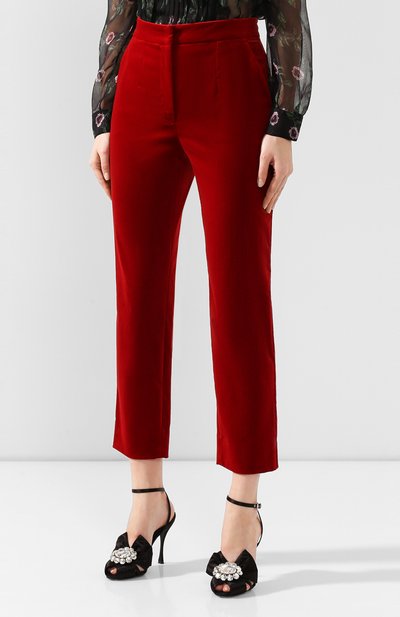 Бархатные брюки DOLCE & GABBANA, арт. FTA6ST/FUWB3, фото 3
