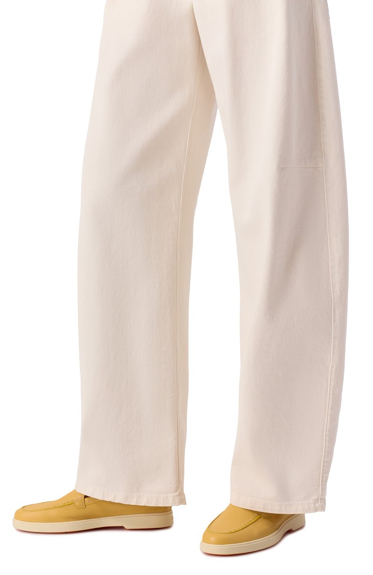 Женские кожаные лоферы SANTONI желтого цвета, арт. WUYG71436TISSWKA | Фото 3 (Подошва: Платформа; Материал внутренний: Натуральная кожа; Каблук высота: Низкий; Материал внешний: Натуральная кожа)