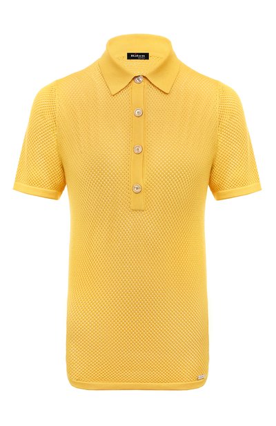 Шелковое поло KITON, арт. D55714069, фото 1