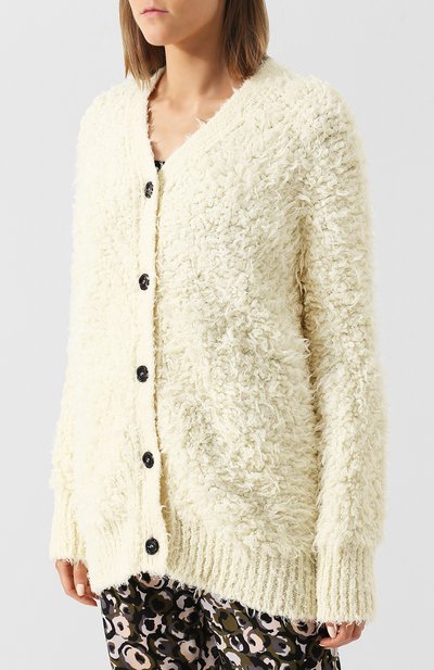 Шерстяной кардиган на пуговицах MARNI, арт. CDMD0014Q0/FWL51, фото 3