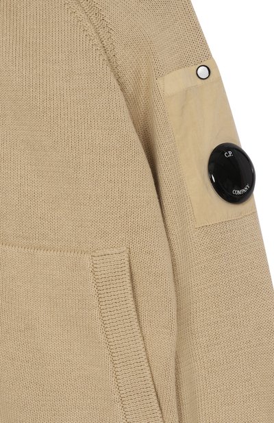 Хлопковая толстовка C.P. COMPANY бежевого цвета по цене 36250 руб., арт. CUW00M/LHE83, фото 3 Хлопковая толстовка C.P. COMPANY, арт. CUW00M/LHE83, фото 3