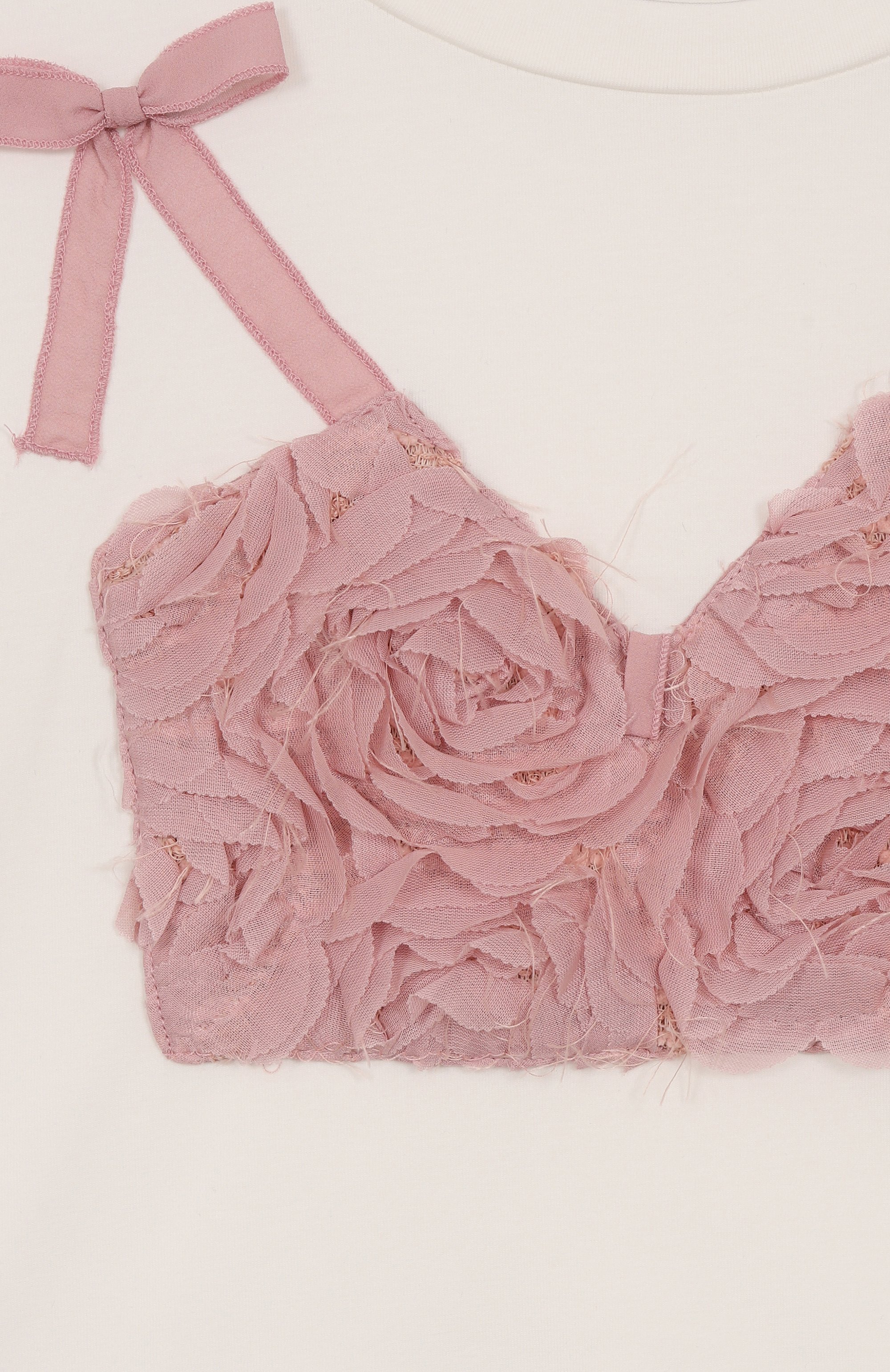 Хлопковая футболка MONNALISA, арт. 79F600, фото 3