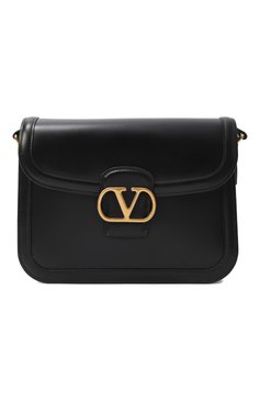Женская сумка 9to5​ VALENTINO черного цвета, арт. 6W2B0R15/UHF | Фото 1 (Размер: small; Ремень/цепочка: На ремешке; Материал: Натуральная кожа)