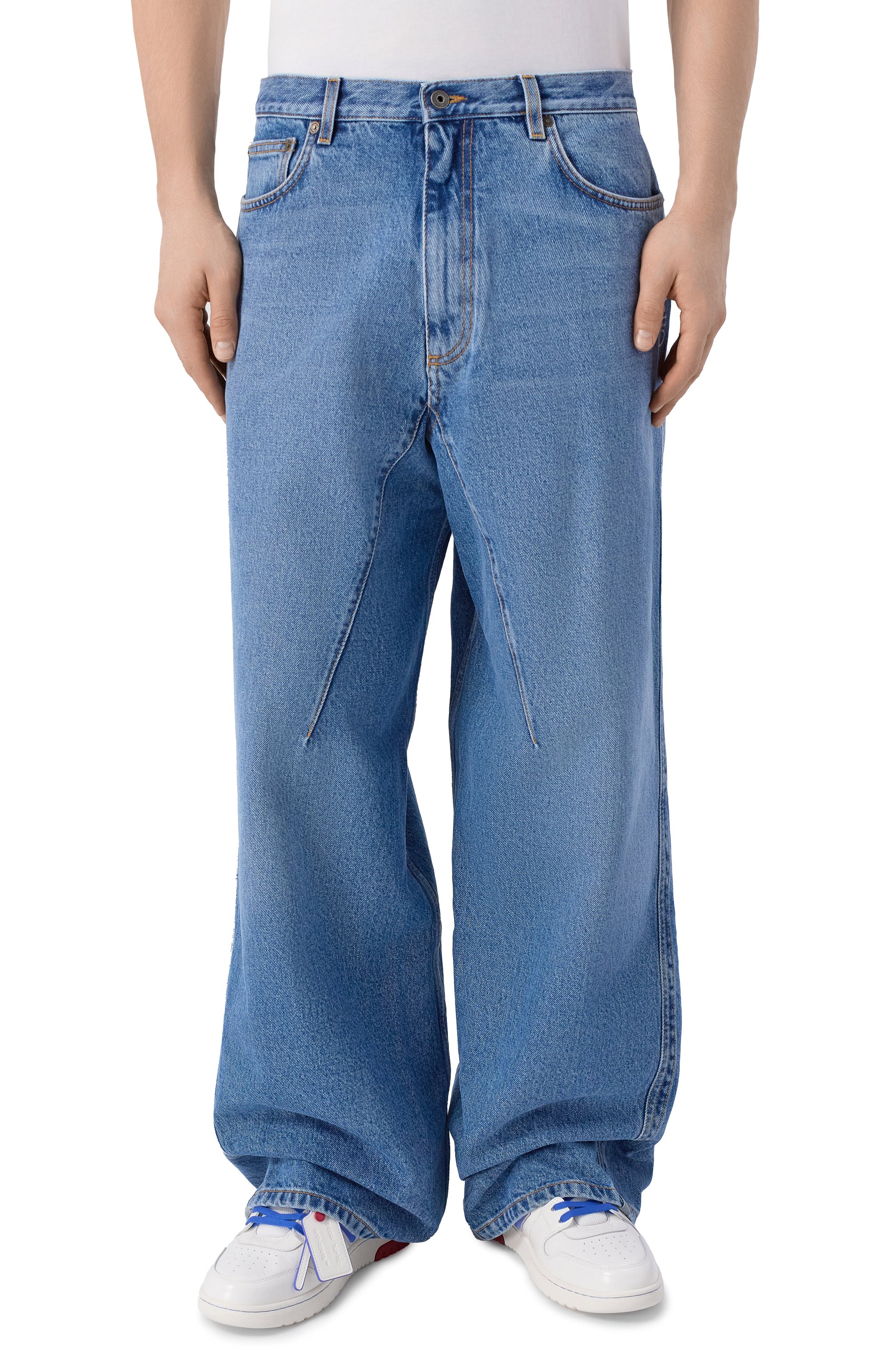 Джинсы slouchy OFF-WHITE, арт. 0MYA197S26DEN001, фото 3