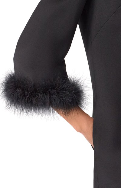 Платье из шерсти и шелка VALENTINO, арт. 8B3VAJJ0/1CF, фото 4