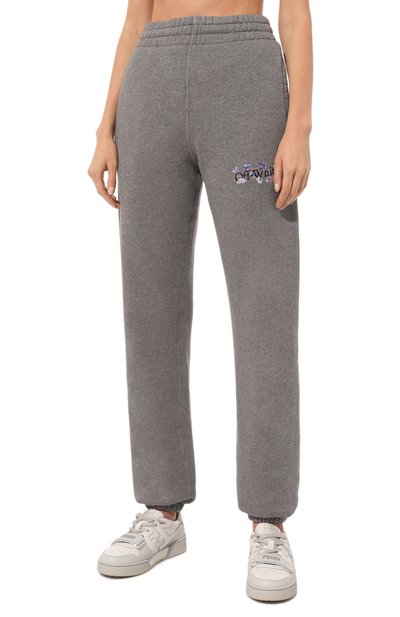 Хлопковые джоггеры OFF-WHITE, арт. 0WCH006F24FLE001, фото 3