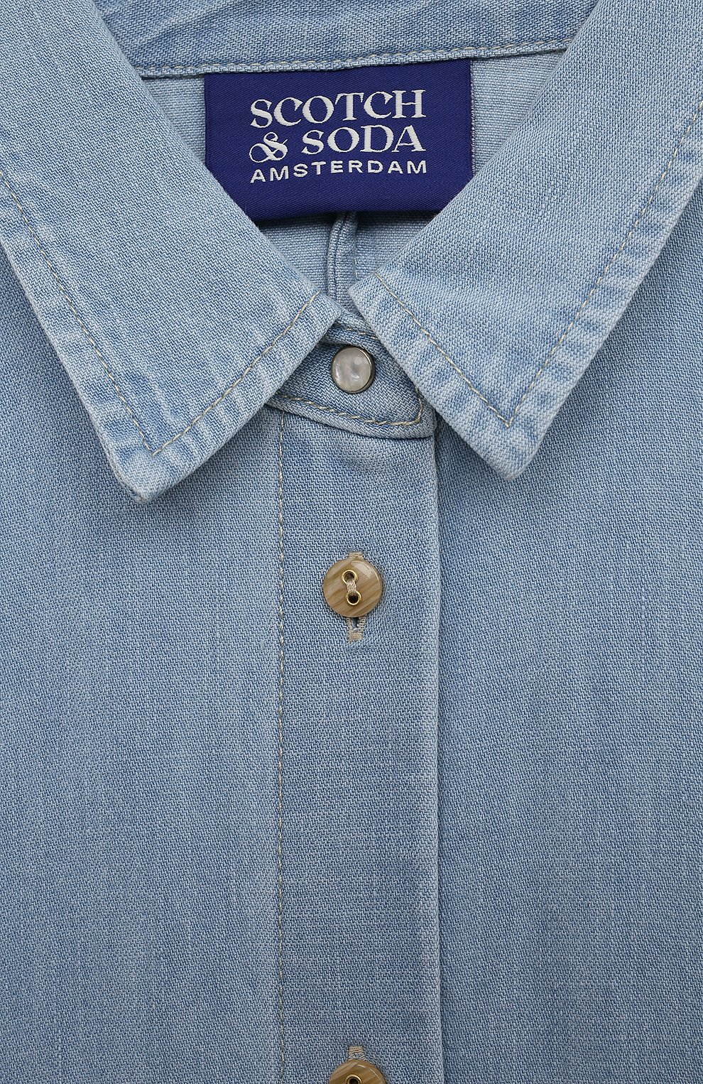 Хлопковая рубашка SCOTCH AND SODA, арт. 166999-22-FWGM-D20, фото 3