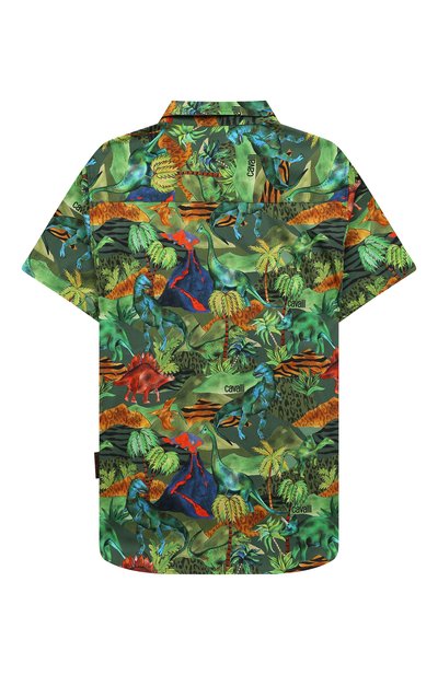 Хлопковая рубашка ROBERTO CAVALLI, арт. QJT706/4FF60/12A-14A, фото 2