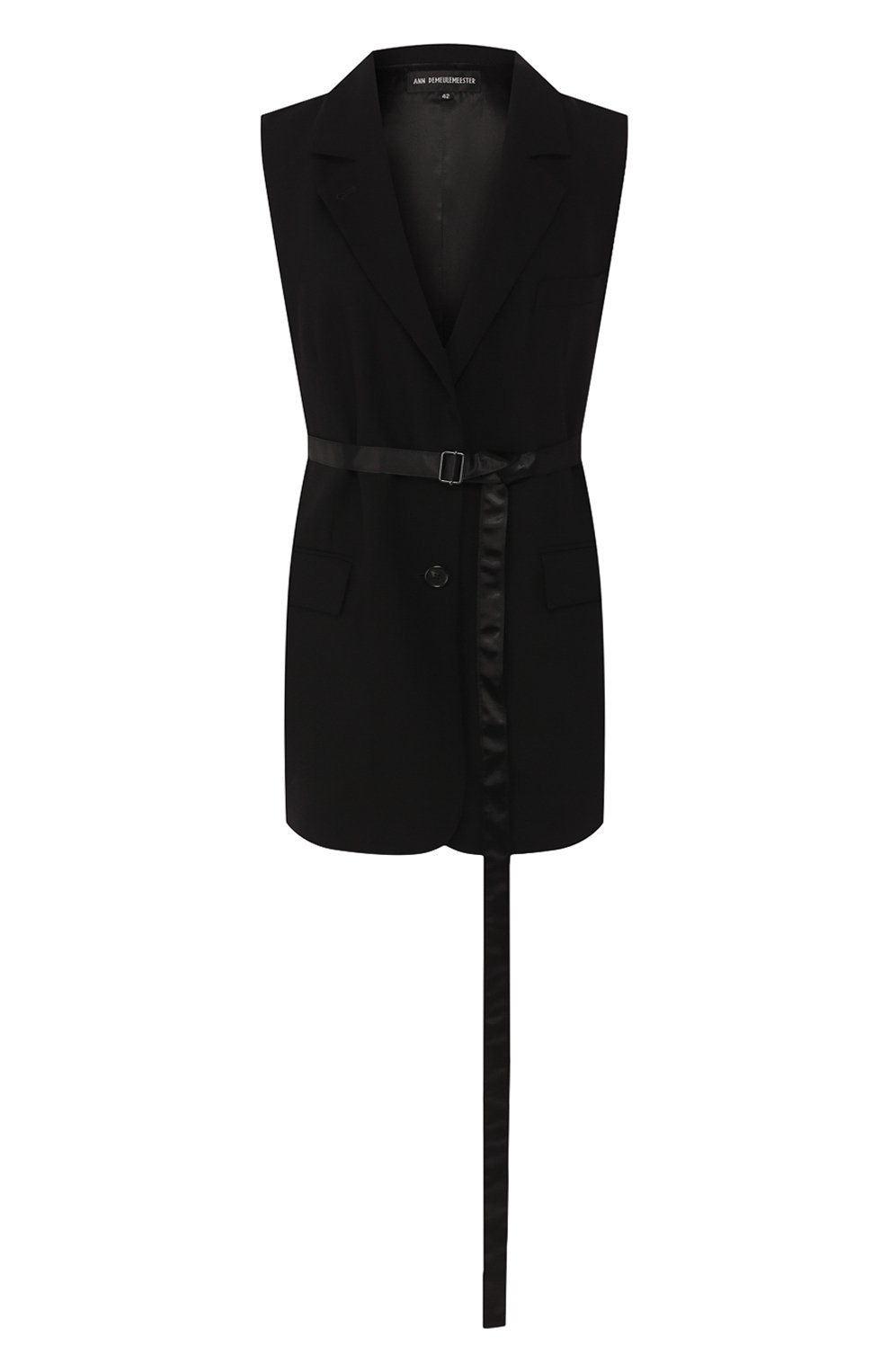 Шерстяной жилет ANN DEMEULEMEESTER, арт. 2001-1154-P-170-099, фото 1