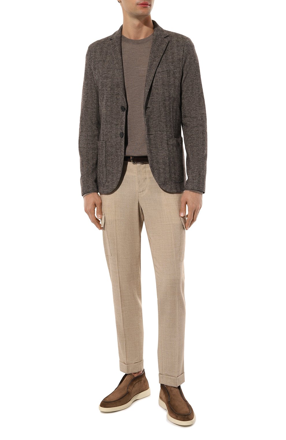 Пиджак из шерсти и хлопка HARRIS WHARF LONDON, арт. C8P22MRA, фото 3