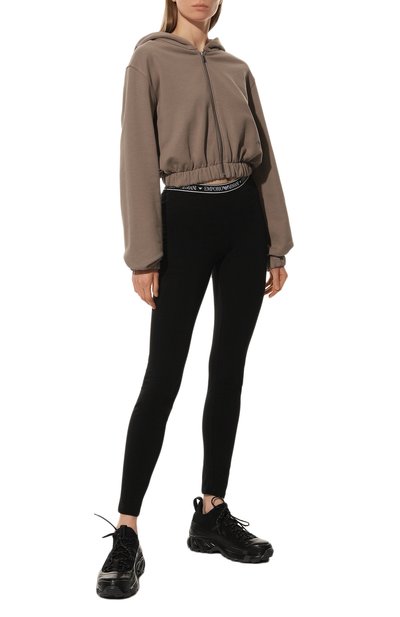 Хлопковая толстовка HINNOMINATE серого цвета по цене 15150 руб., арт. HDW2/HNW352, фото 2 Хлопковая толстовка HINNOMINATE, арт. HDW2/HNW352, фото 2