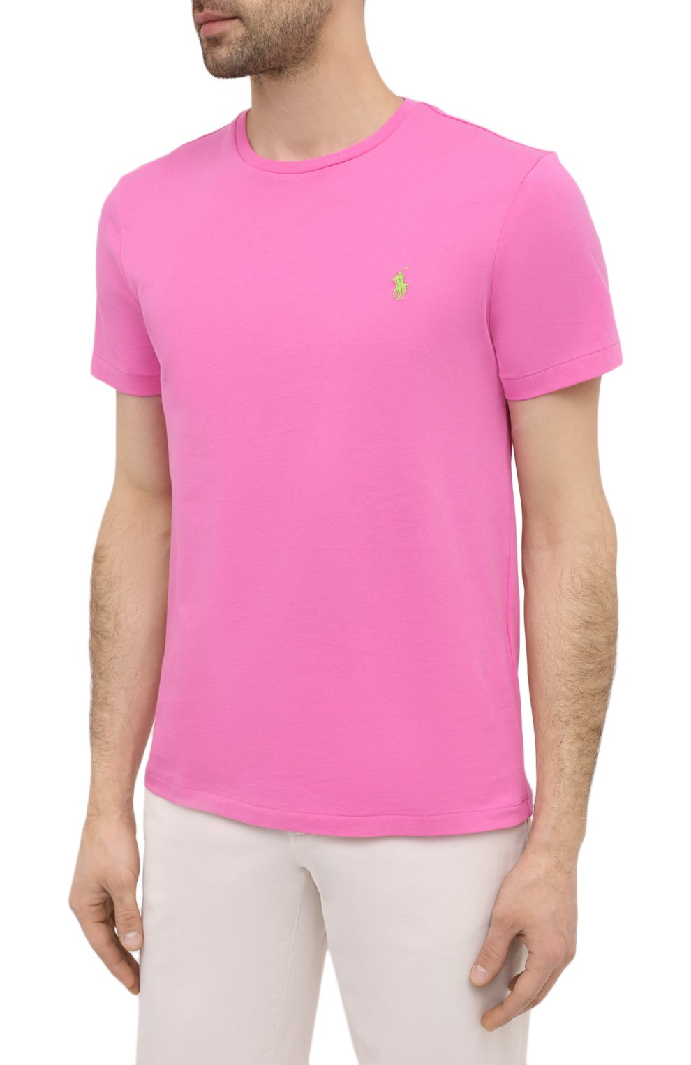 Хлопковая футболка POLO RALPH LAUREN, арт. 710671438, фото 3