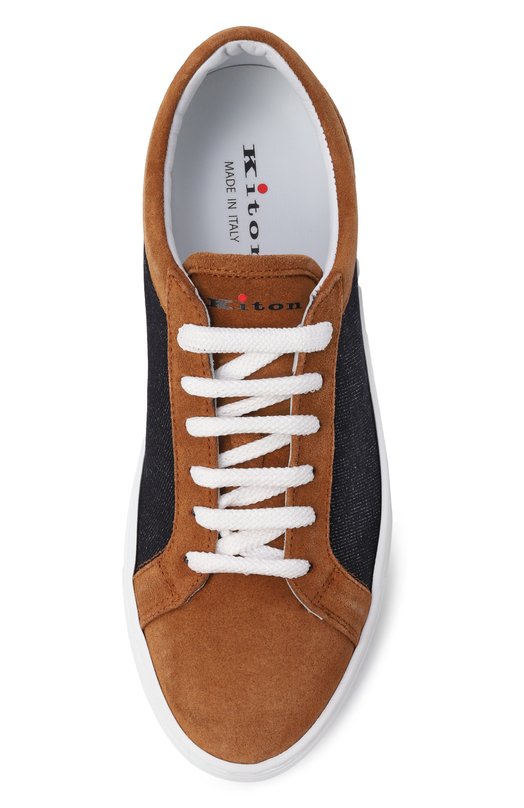 Комбинированные кеды Kiton DSSB0XN0143302 Коричневый  DSSB0XN0143302 Фото 6
