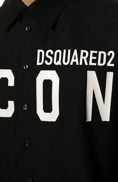 Хлопковая рубашка icon DSQUARED2, арт. S79DL0026/S36275, фото 5