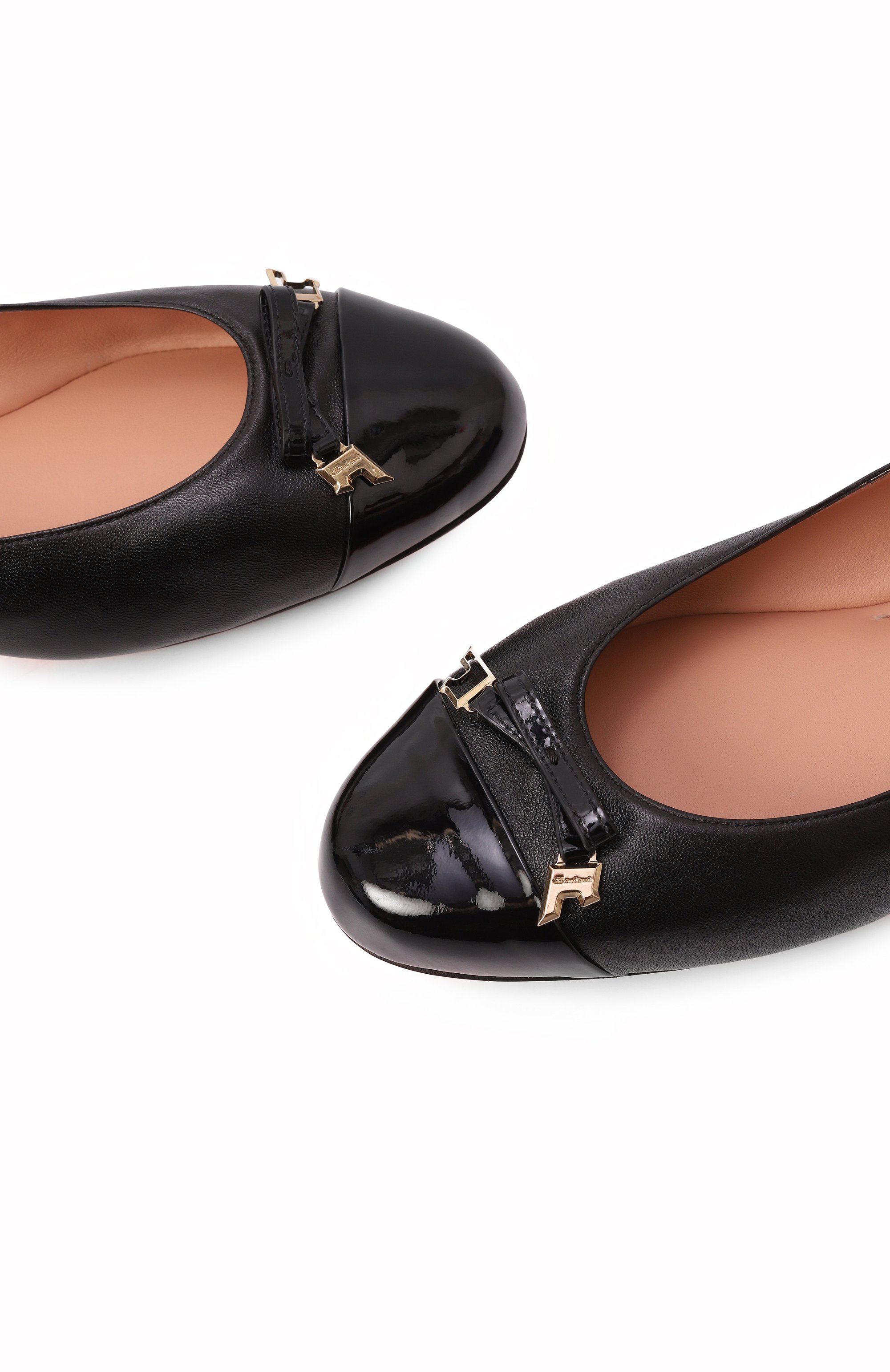 Кожаные балетки SANTONI, арт. WAAG71504KA1N0G0, фото 7