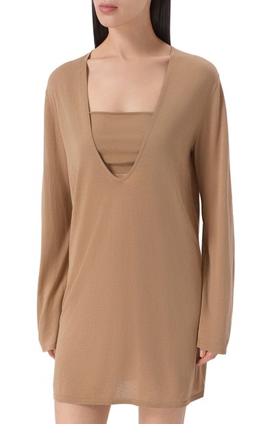 Платье из шелка и хлопка 12 STOREEZ, арт. 136948, фото 3