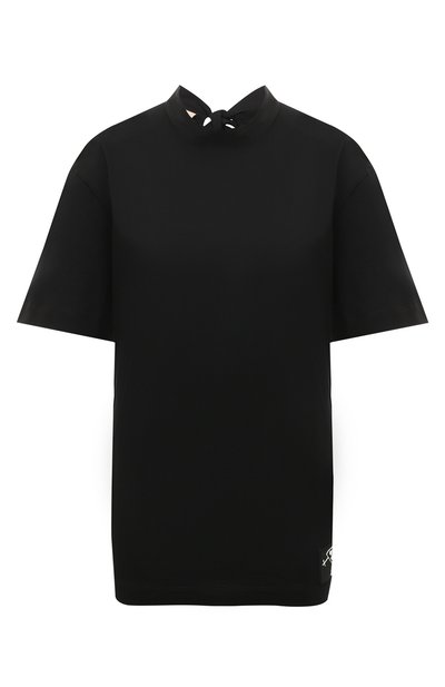 Хлопковая футболка PLAN C черного цвета по цене 22500 руб., арт. THCJE01JHU/TJ002, фото 1 Хлопковая футболка PLAN C, арт. THCJE01JHU/TJ002, фото 1