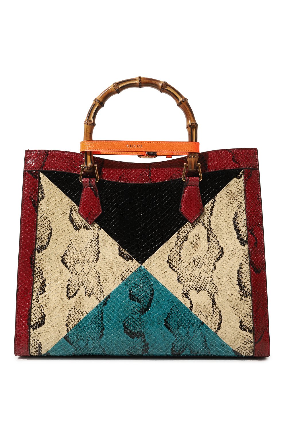 Сумка-тоут diana medium из кожи питона GUCCI, арт. 655658 LU32T, фото 6