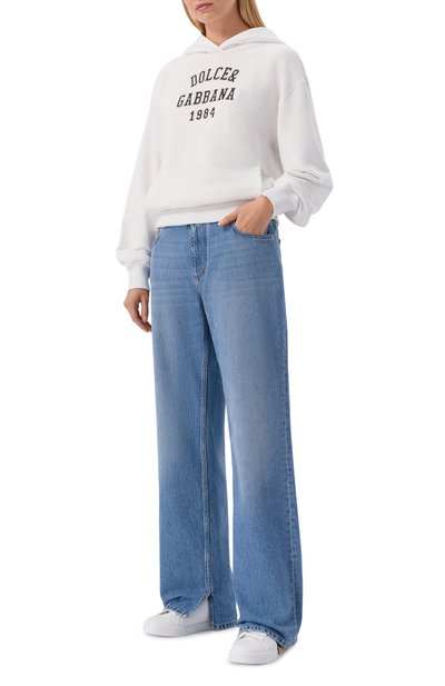 Кожаные кеды portofino DOLCE & GABBANA, арт. CK2395/A0225, фото 3