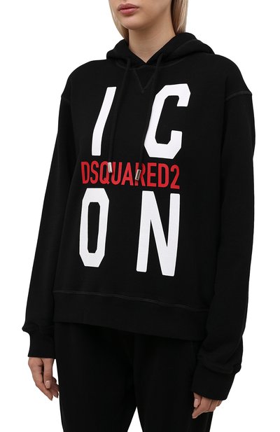 Хлопковое худи DSQUARED2, арт. S80GU0038/S25042, фото 3