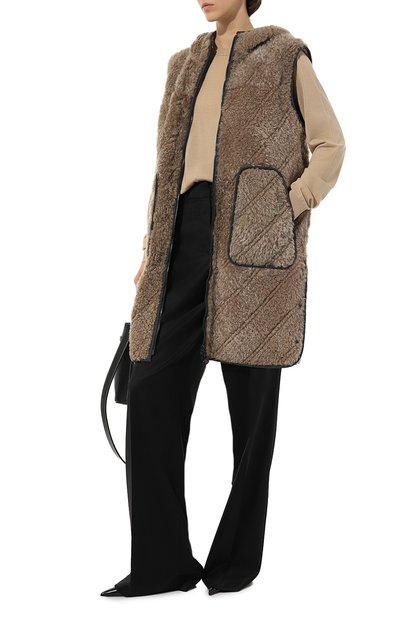 Жилет из овчины BRUNELLO CUCINELLI, арт. MPBRG9457P, фото 2