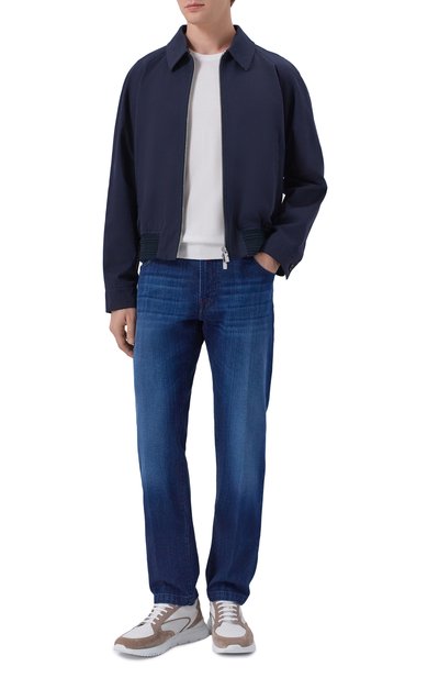 Хлопковый джемпер ANDREA CAMPAGNA белого цвета по цене 28500 руб., арт. M5426-8055, фото 2 Хлопковый джемпер ANDREA CAMPAGNA, арт. M5426-8055, фото 2