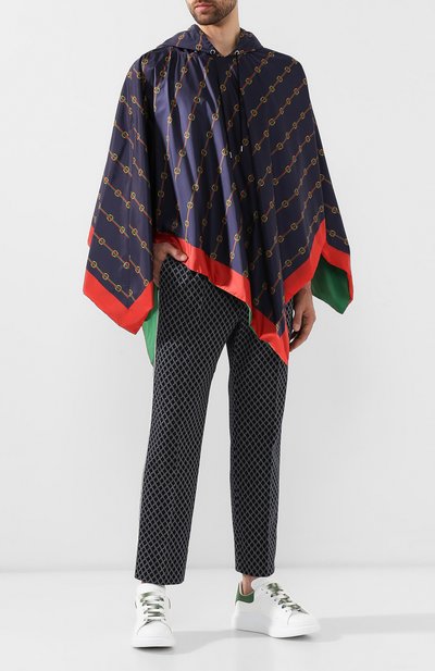 Кожаные кеды oversized ALEXANDER MCQUEEN, арт. 553680/WHVIP, фото 2