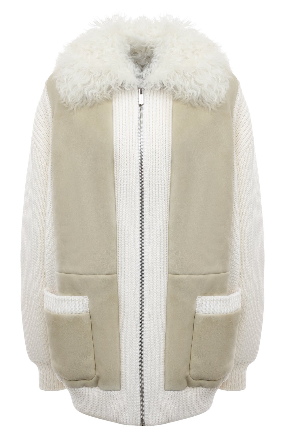 Комбинированный кардиган MIU MIU, арт. MPV774-173-F0N40, фото 1