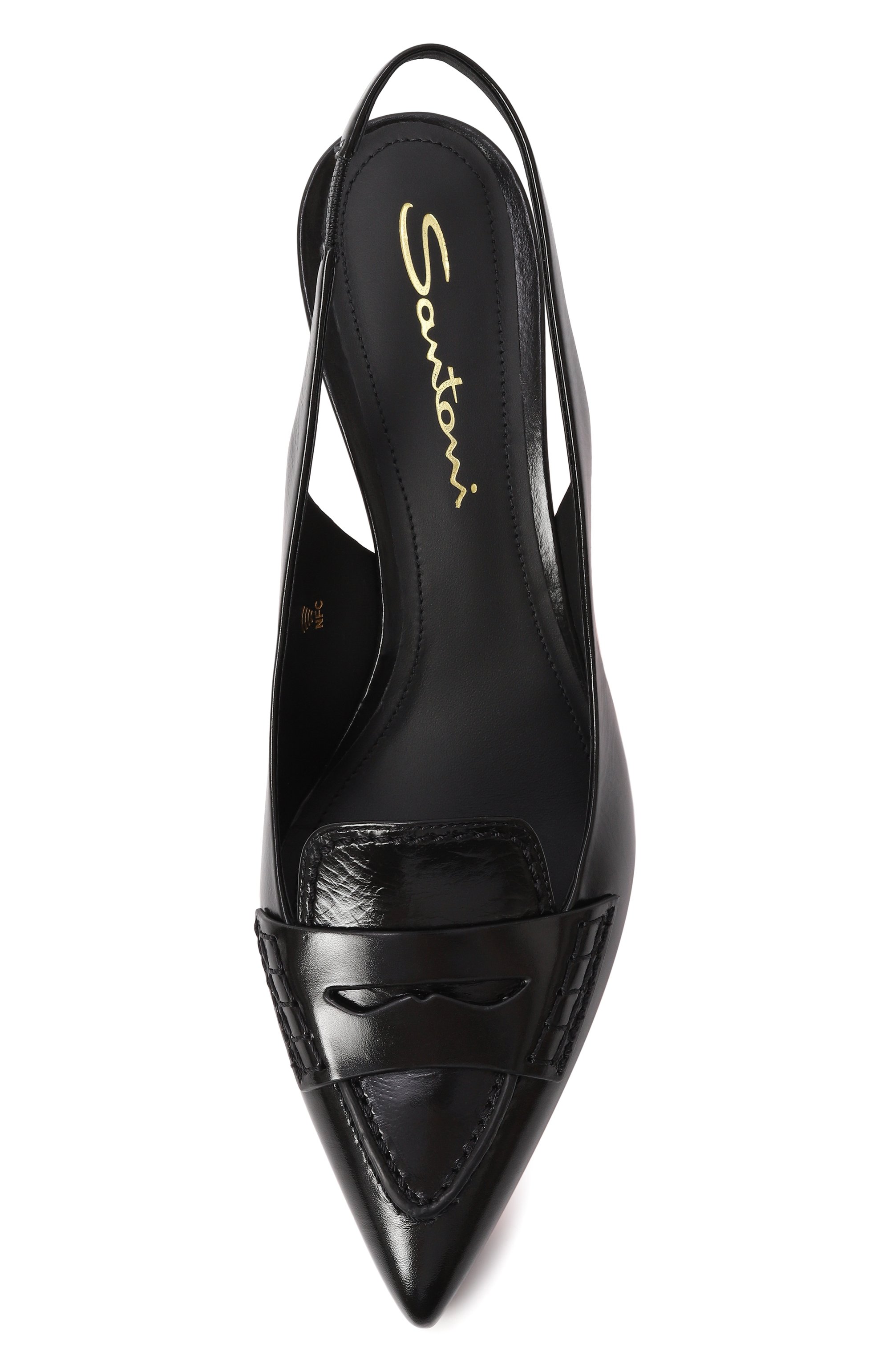 Кожаные туфли SANTONI, арт. WDLG71196HI4NKPN, фото 6