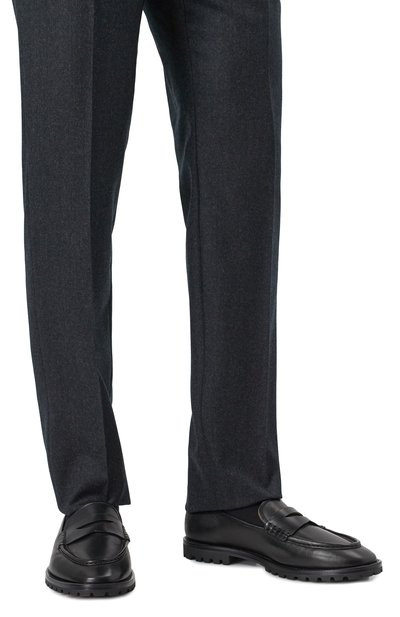 Кожаные пенни-лоферы sandrew BALLY, арт. MSF0GB/BU005, фото 3