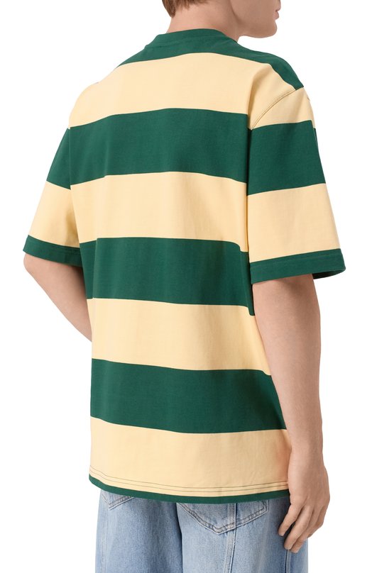 Хлопковая футболка Marni HUMU0287S0/UTC580 Зелёный  HUMU0287S0/UTC580 Фото 4