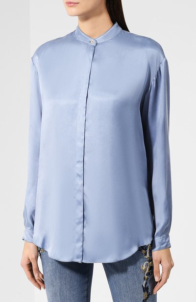 Атласная рубашка FORTE_FORTE, арт. 6540, фото 3