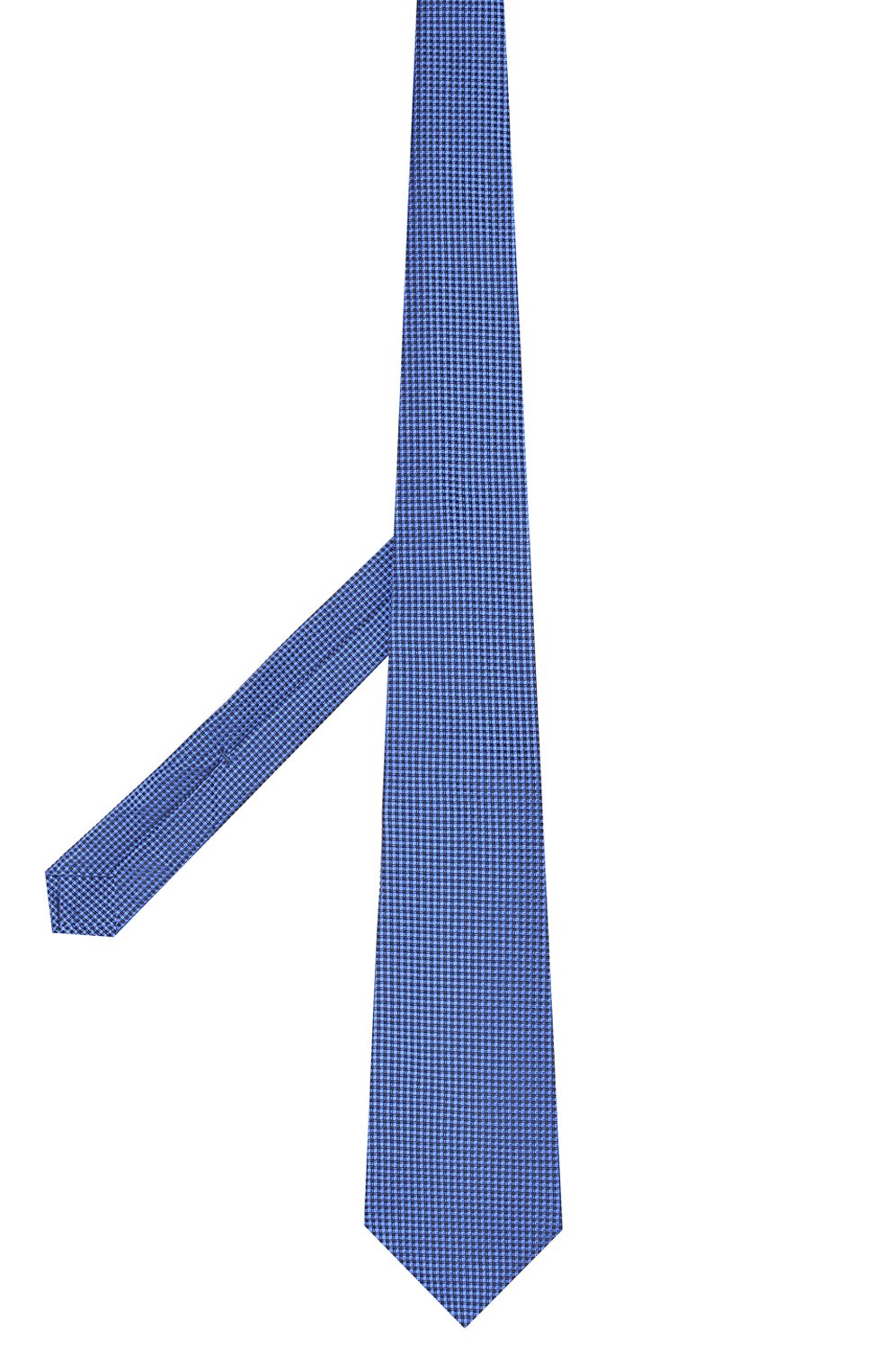 Шелковый галстук KITON синего цвета по цене 26700 руб., арт. UCRVKLC09F57, фото 2 Шелковый галстук KITON, арт. UCRVKLC09F57, фото 2