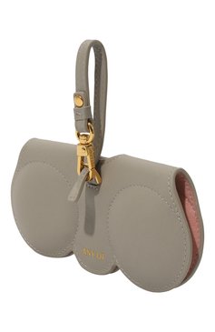Женские футляр для очков ANY DI серого цвета, арт. SP101602 LIGHT GREY | Фото 2 (Нос: Не проставлено; Региональные ограничения белый список (Axapta Mercury): Не проставлено; Материал: Экокожа)
