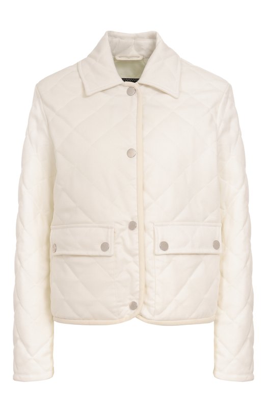 Кашемировая куртка Kiton D61624K09N73 Кремовый D61624K09N73