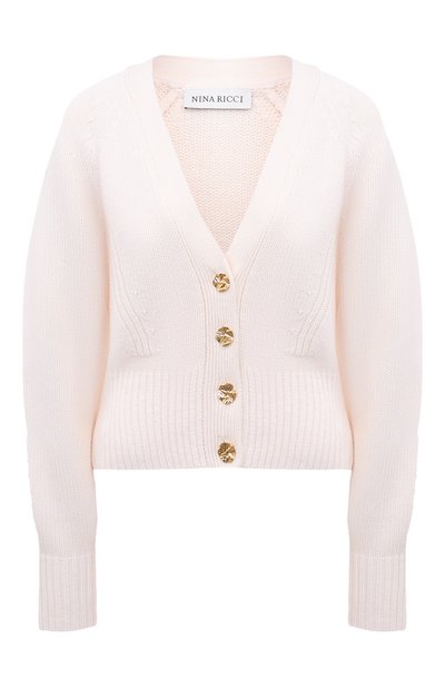 Женский кардиган из шерсти и кашемира NINA RICCI, арт. 23AMCR001ML0529