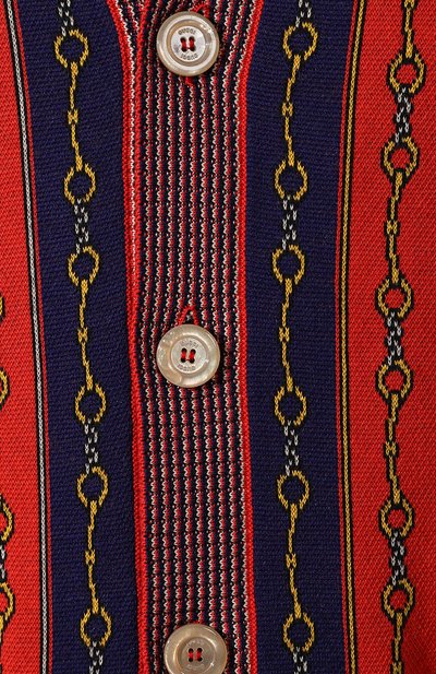 Кардиган из смеси хлопка и шерсти GUCCI, арт. 572622/XKAKW, фото 5