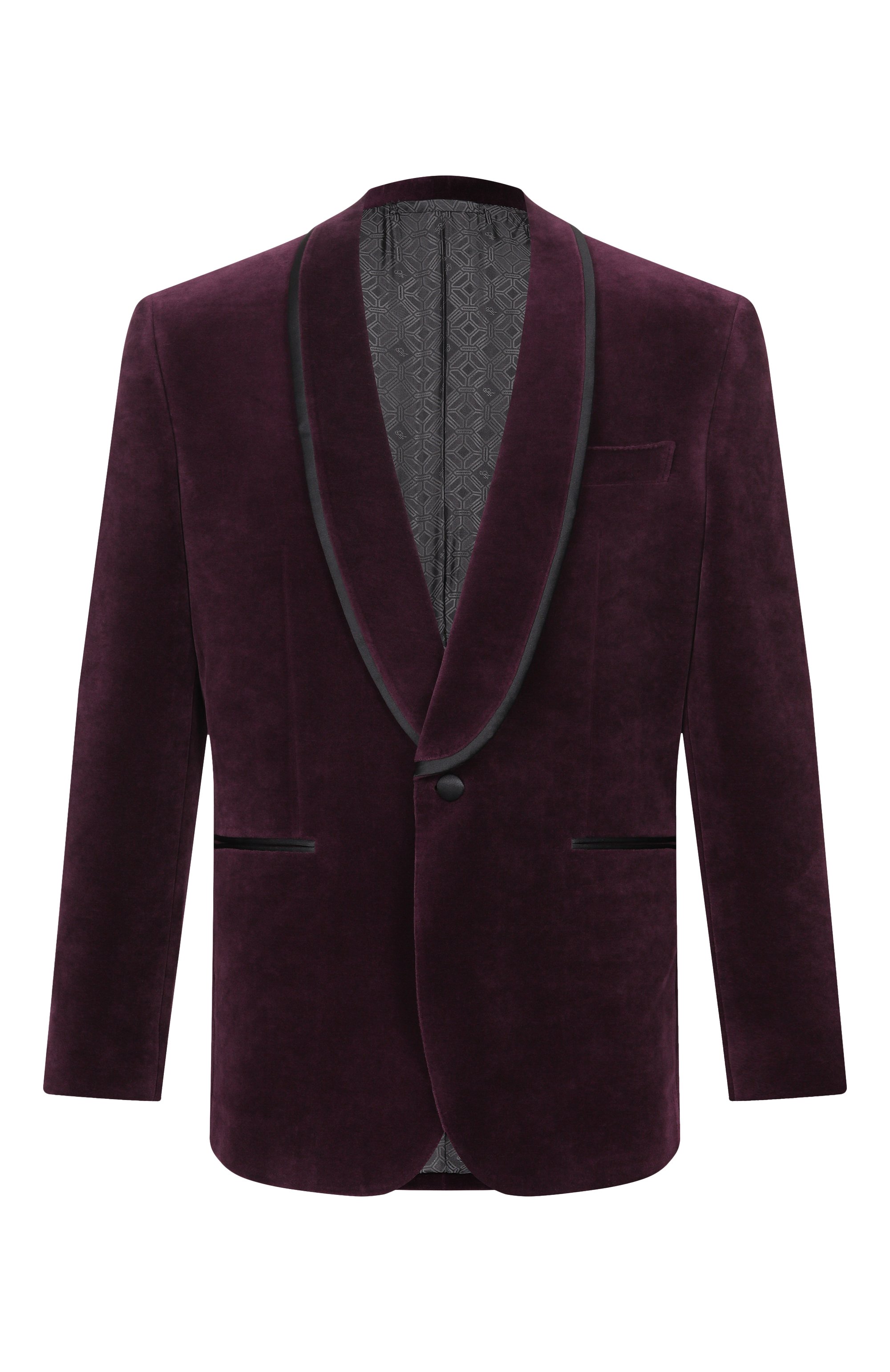 Бархатный смокинг STEFANO RICCI бордового цвета по цене 751000 руб., арт. S2RF4370B2/CTW01T, фото 1 Бархатный смокинг STEFANO RICCI, арт. S2RF4370B2/CTW01T, фото 1