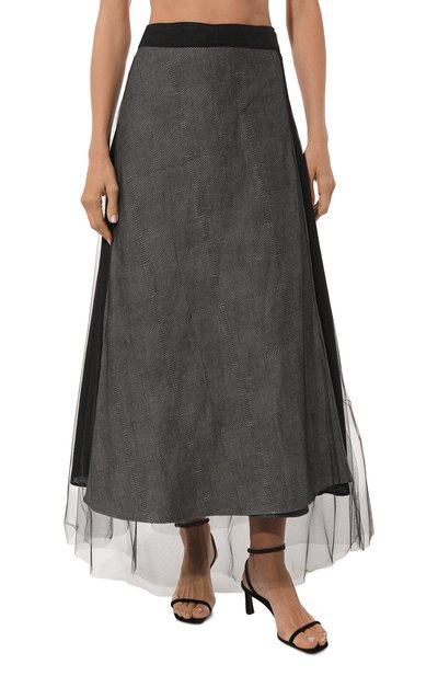 Юбка изо льна и хлопка MIDGARD PARIS, арт. B41601, фото 3