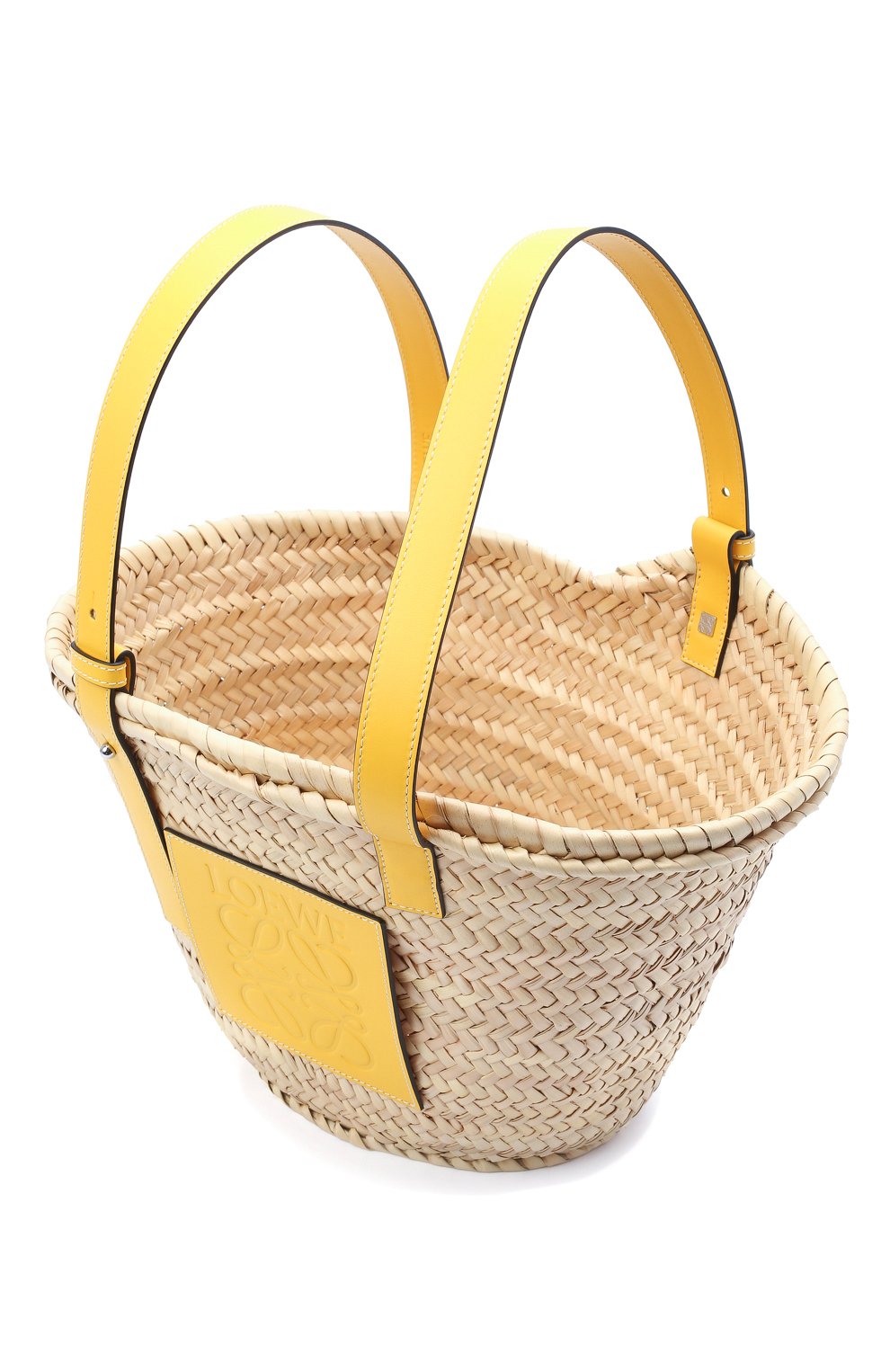 Сумка basket LOEWE желтого цвета по цене 51200 руб., арт. 327.02.S92, фото 4 Сумка basket LOEWE, арт. 327.02.S92, фото 4